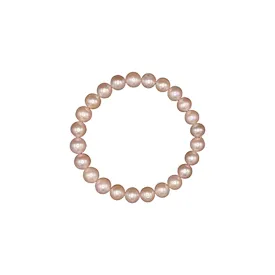 704-02 | 7 MM ROUND PEARL BRACELET (PINK)