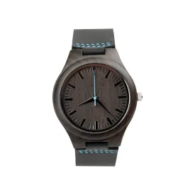 Black Blue Wooden Watch | Lake