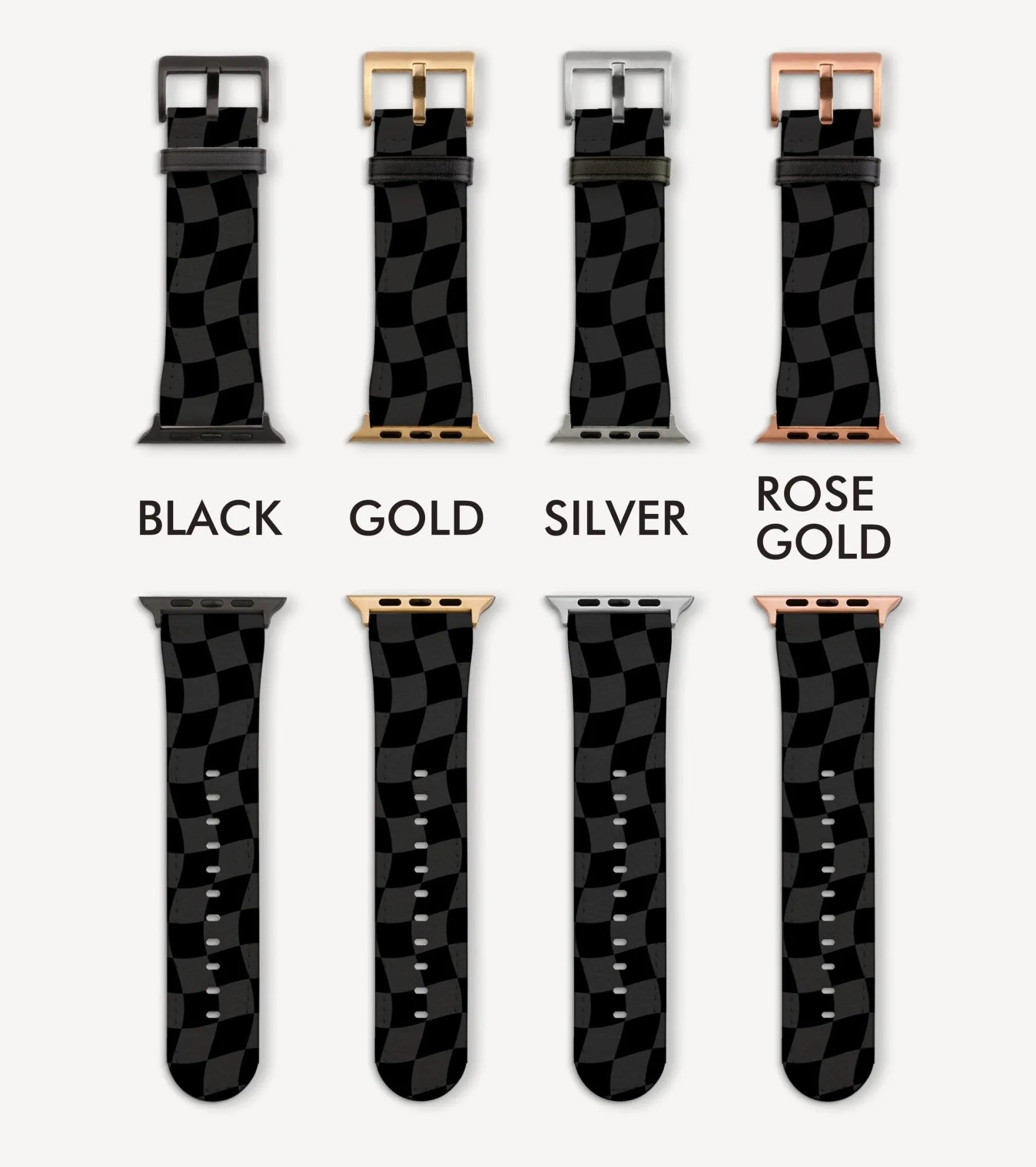 Black Check - Apple Watch Band