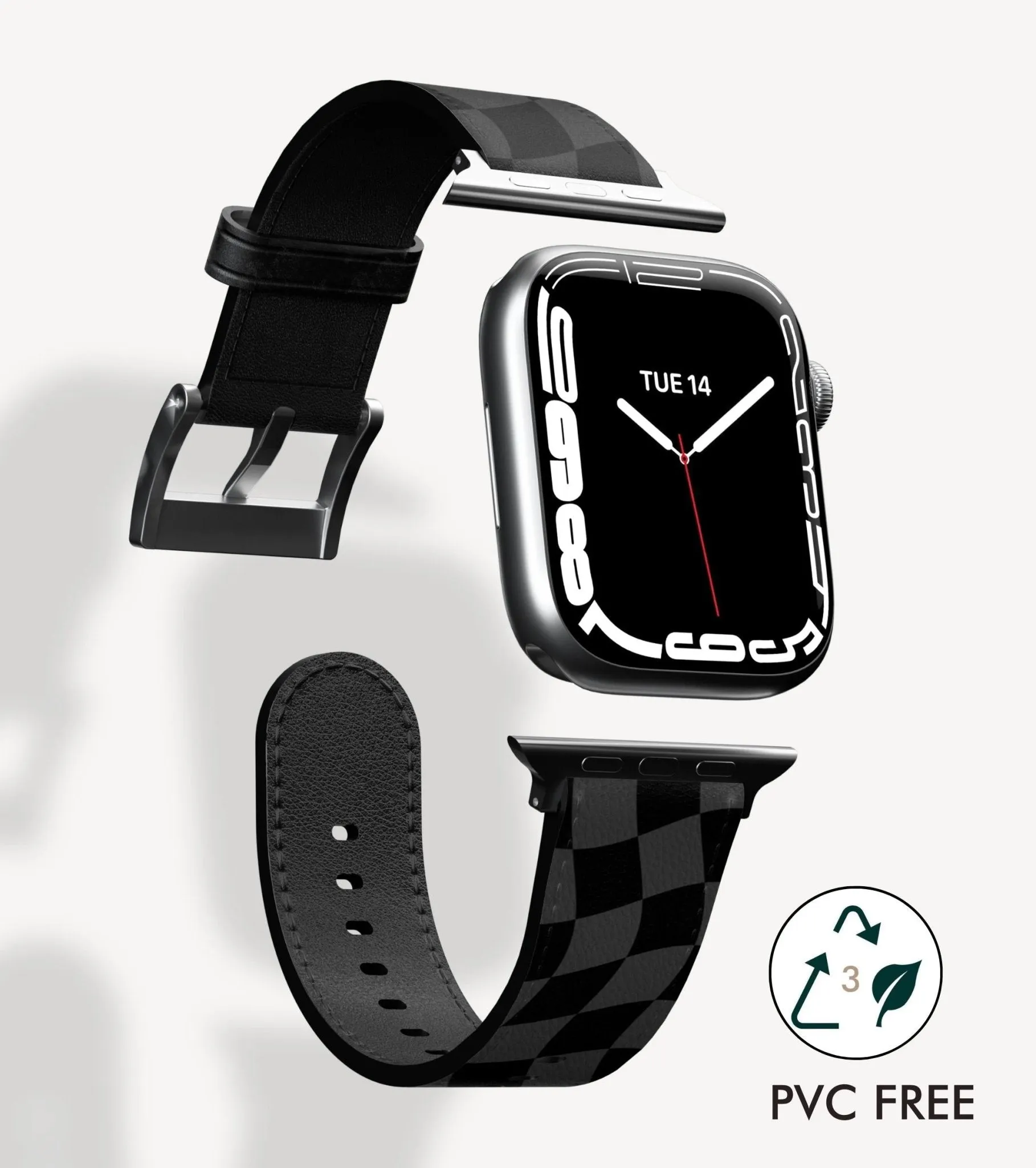 Black Check - Apple Watch Band