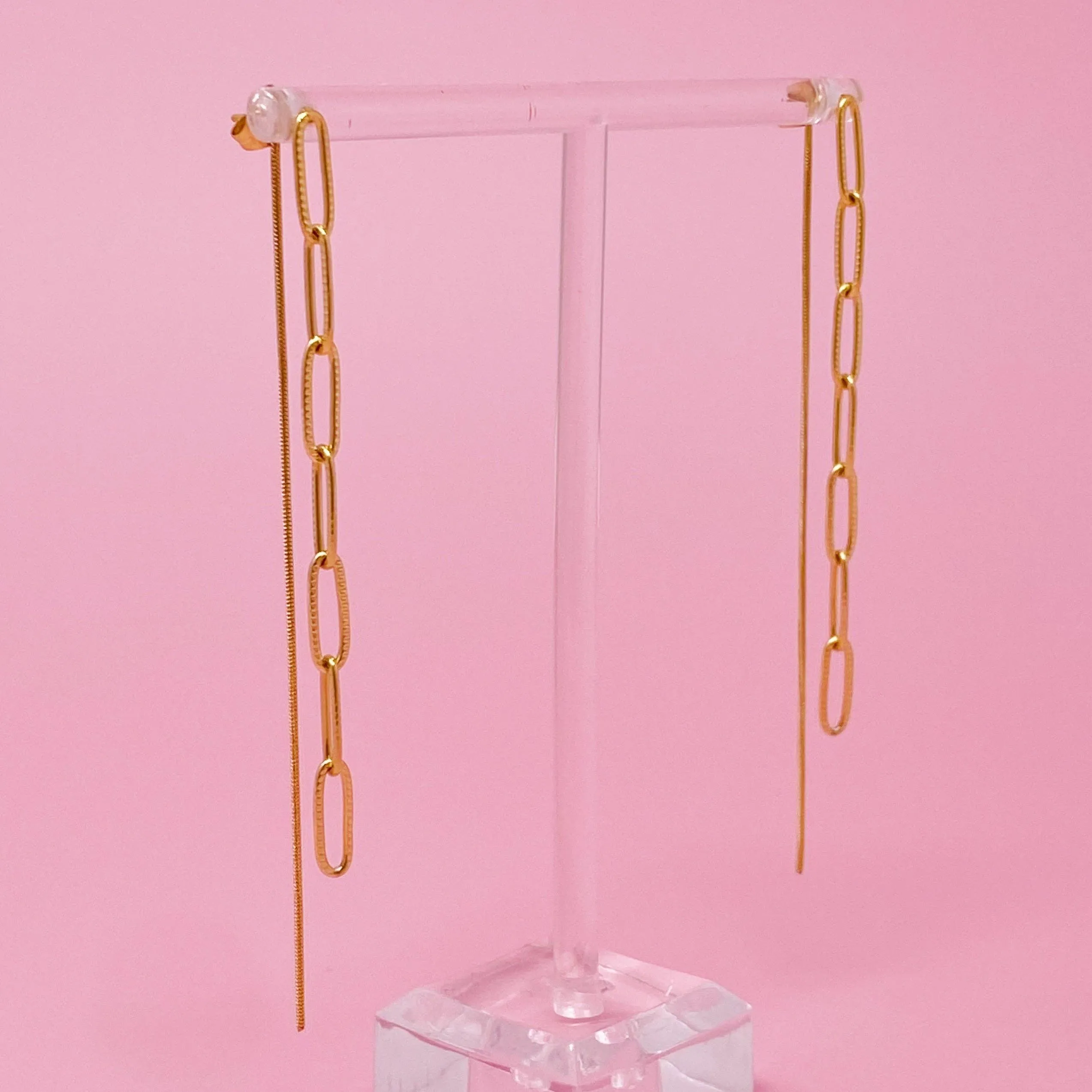 Double Chain Earrings