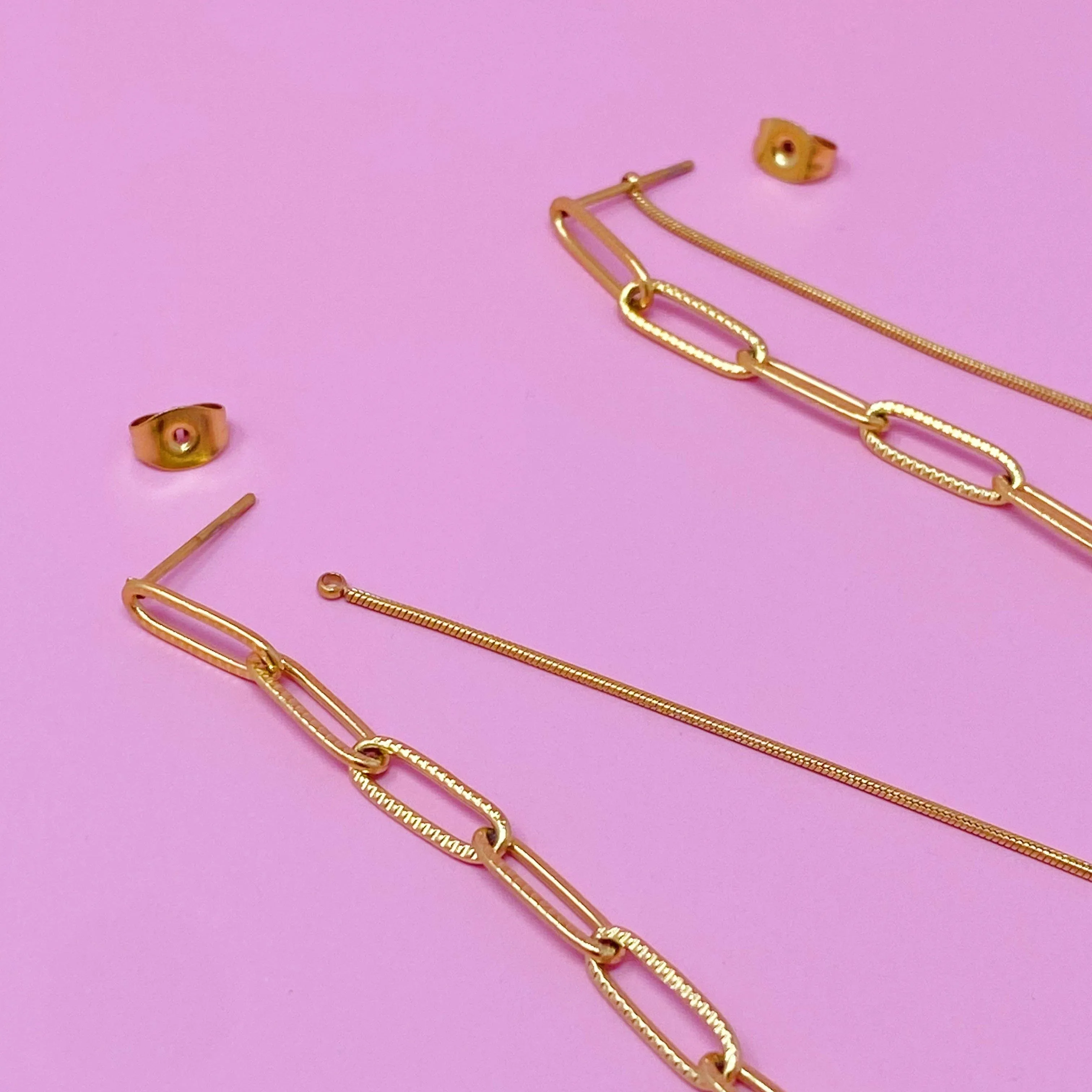 Double Chain Earrings