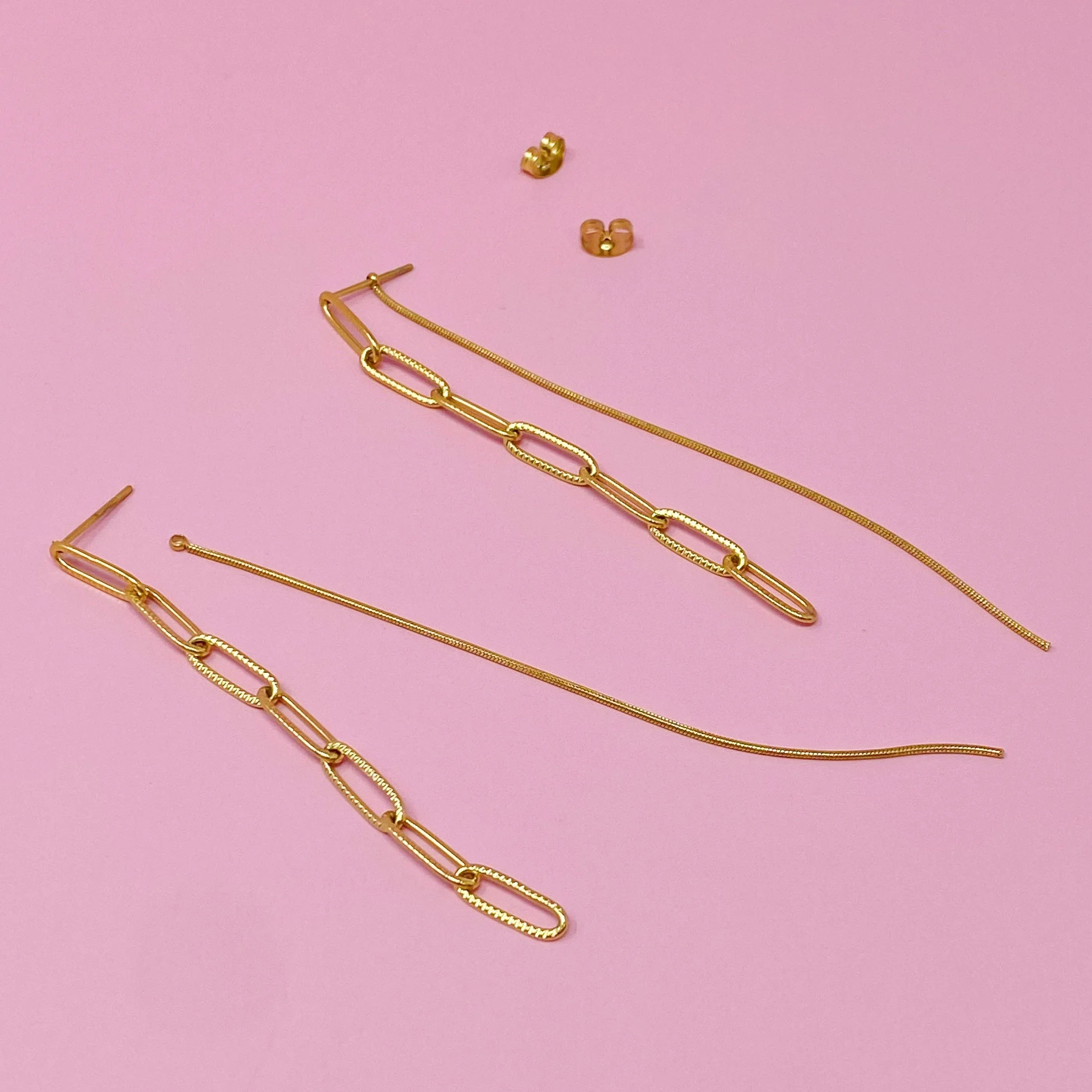 Double Chain Earrings