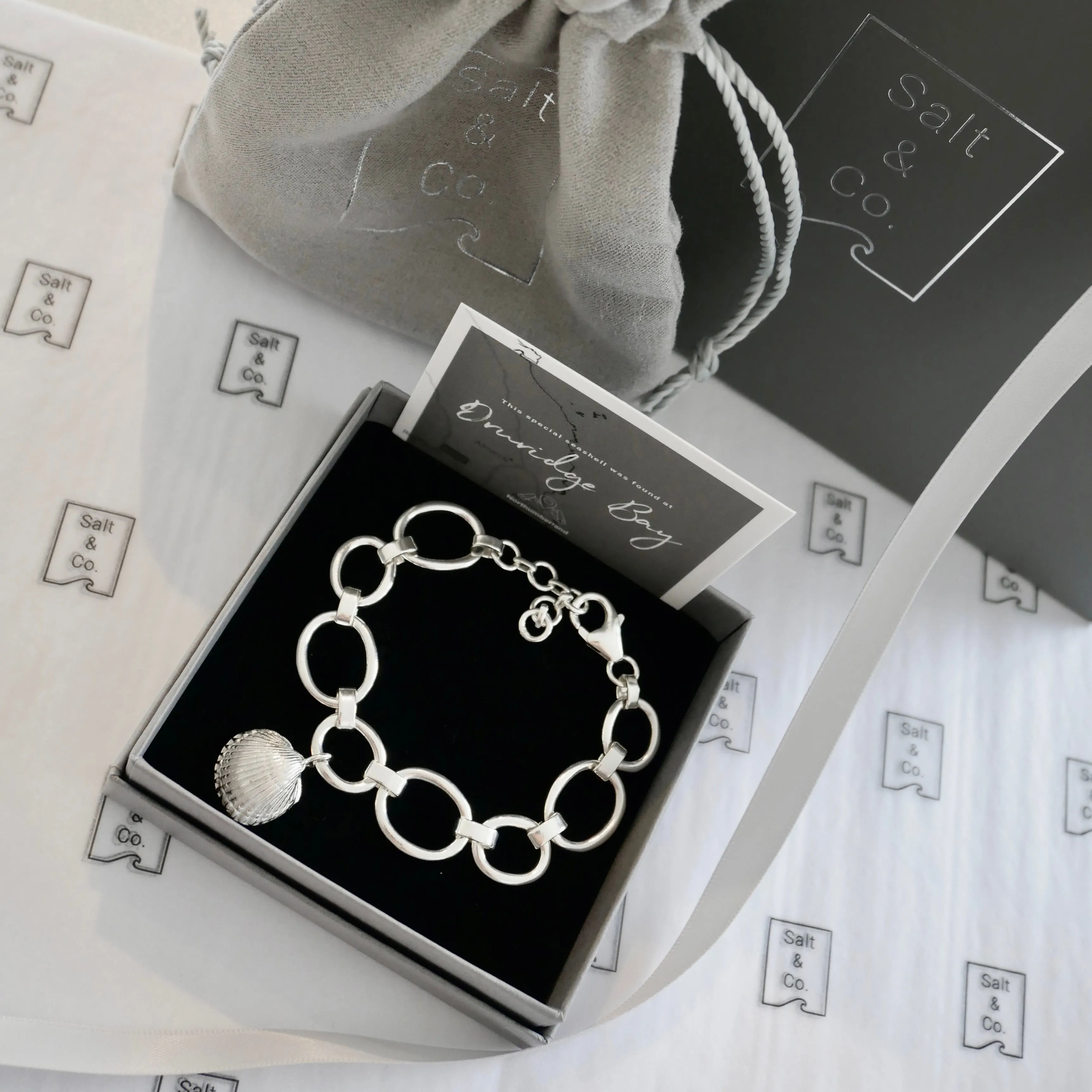Druridge Bay Shell Signature Bracelet