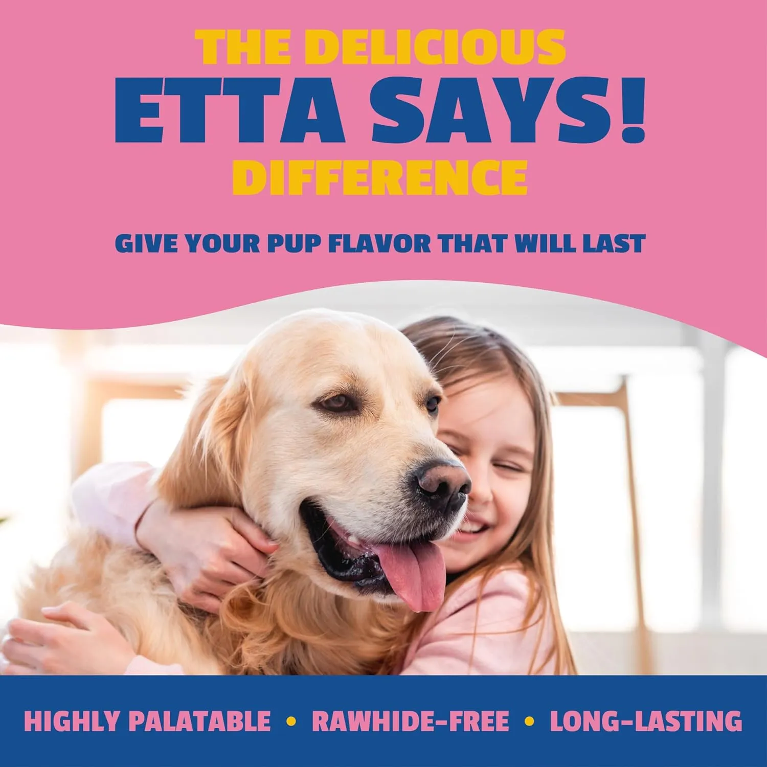 etta says! Flavor Fusion - All Natural Rawhide Free Chews for Dogs 2oz chew- Salmon and Sweet Potato - Made in The USA (12 Count Pack of 1)