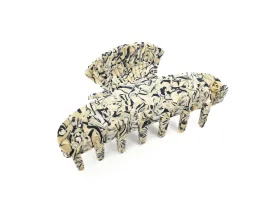 Floral Shell Hair Claw Clip