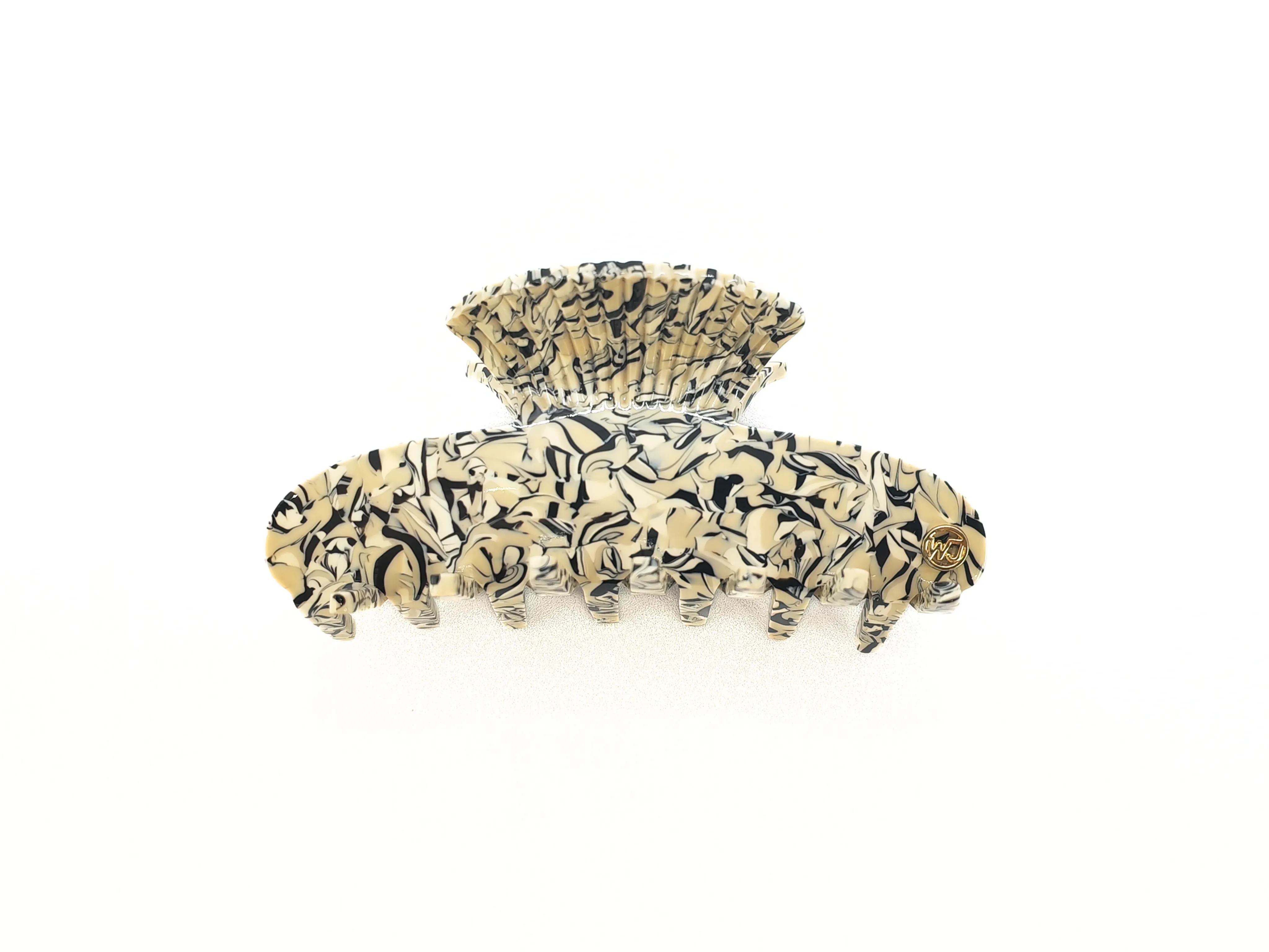 Floral Shell Hair Claw Clip