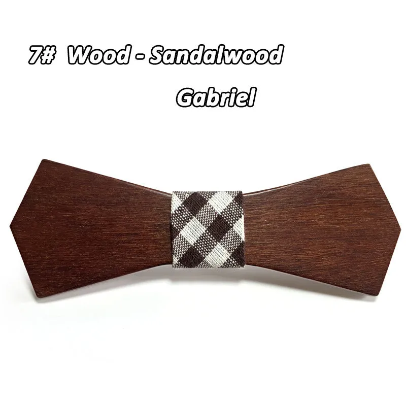 Hot Fashion men wooden bow tie Accessory wedding Event hardwood Wood Bow Tie For Men Butterfly Neck Ties krawatte Gravata