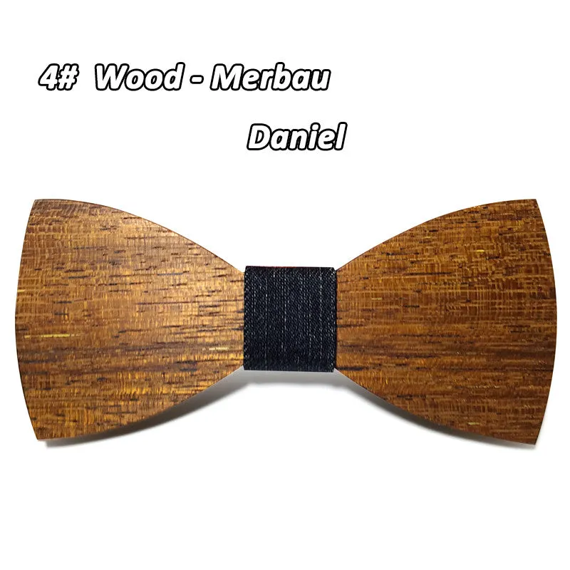 Hot Fashion men wooden bow tie Accessory wedding Event hardwood Wood Bow Tie For Men Butterfly Neck Ties krawatte Gravata