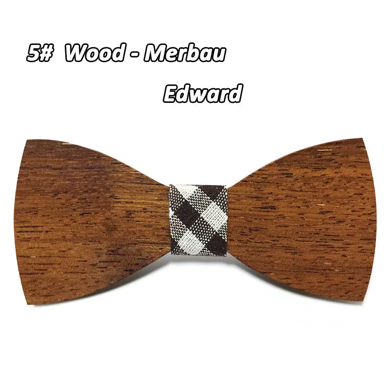 Hot Fashion men wooden bow tie Accessory wedding Event hardwood Wood Bow Tie For Men Butterfly Neck Ties krawatte Gravata