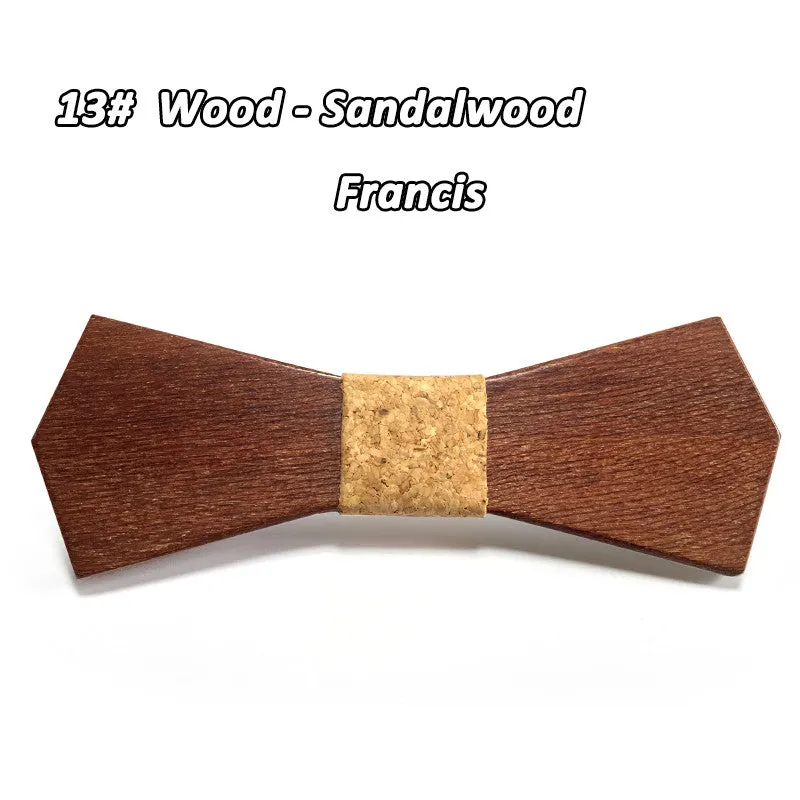 Hot Fashion men wooden bow tie Accessory wedding Event hardwood Wood Bow Tie For Men Butterfly Neck Ties krawatte Gravata