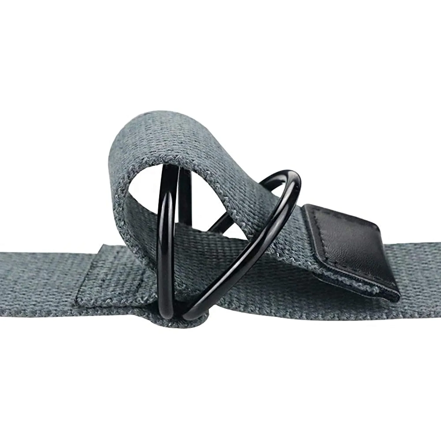 Maikun | Mens & Womens Canvas | Belt with Black D-ring | Color Black Buckle army Green