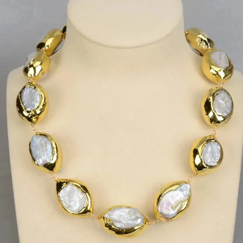 Natural Keshi Pearl Jewelry Set