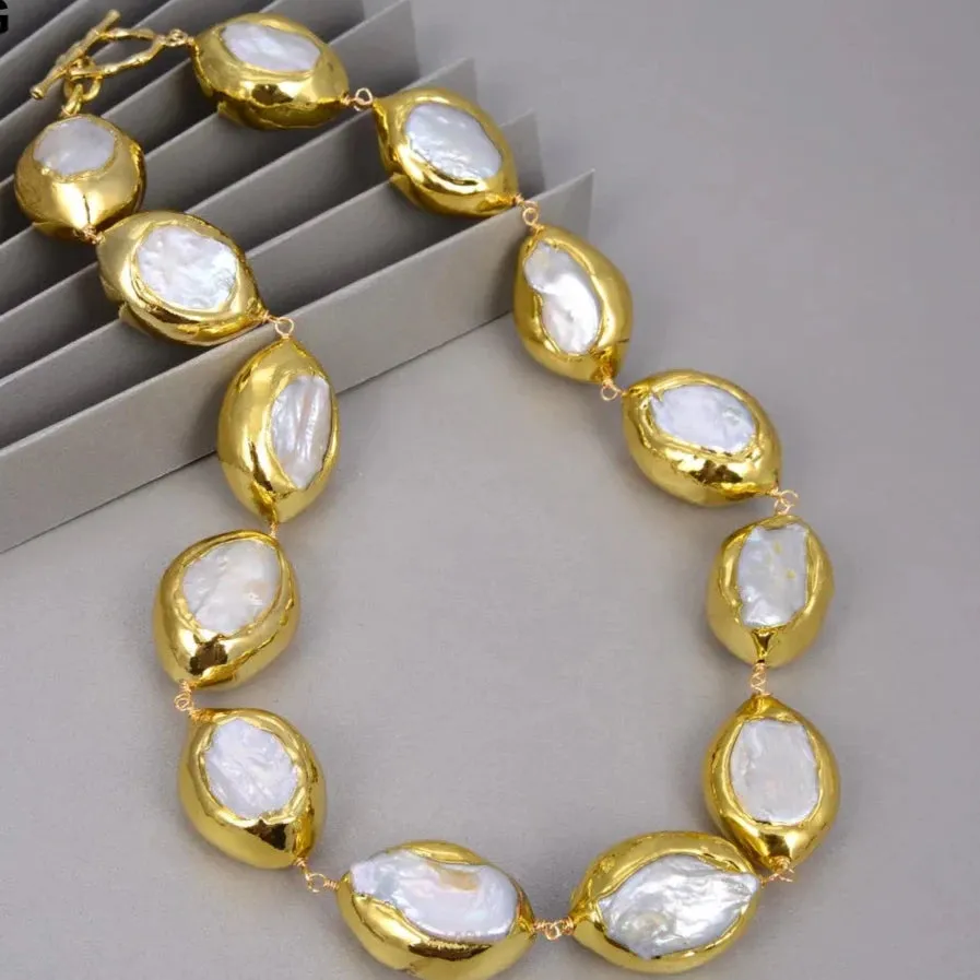 Natural Keshi Pearl Jewelry Set