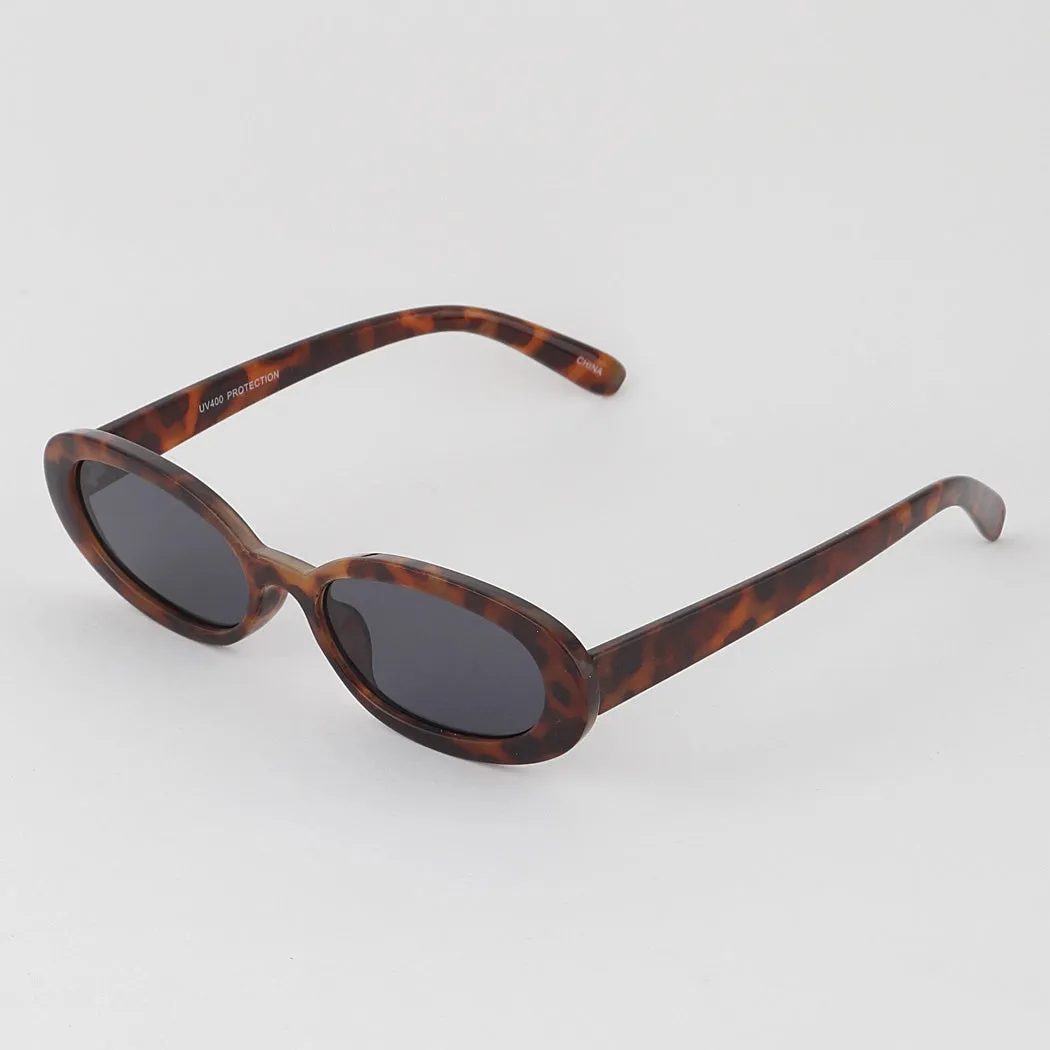 Oval Tinted Sunglasses