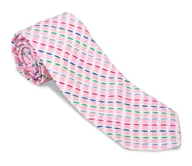 Pink Cloverdale Stripes Necktie - F5018