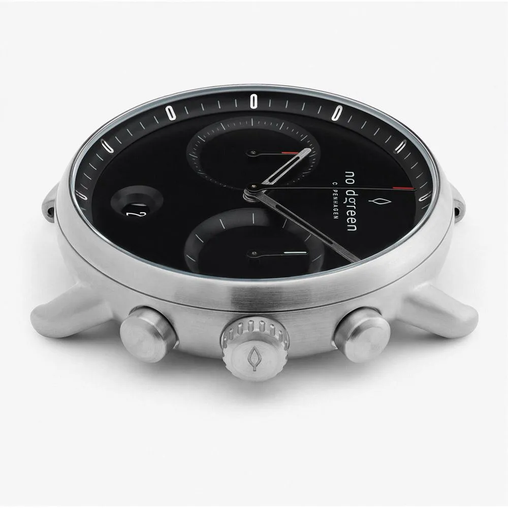 Pioneer | Black Dial - Black Leather - Refurbished