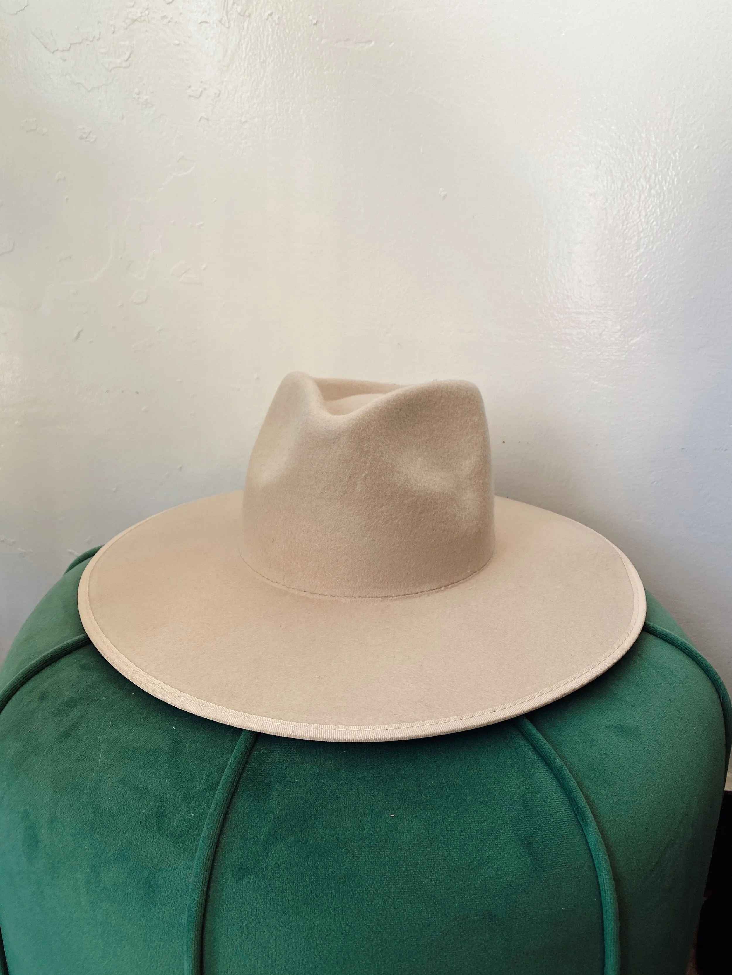 Plain Wide Brimmed Hat