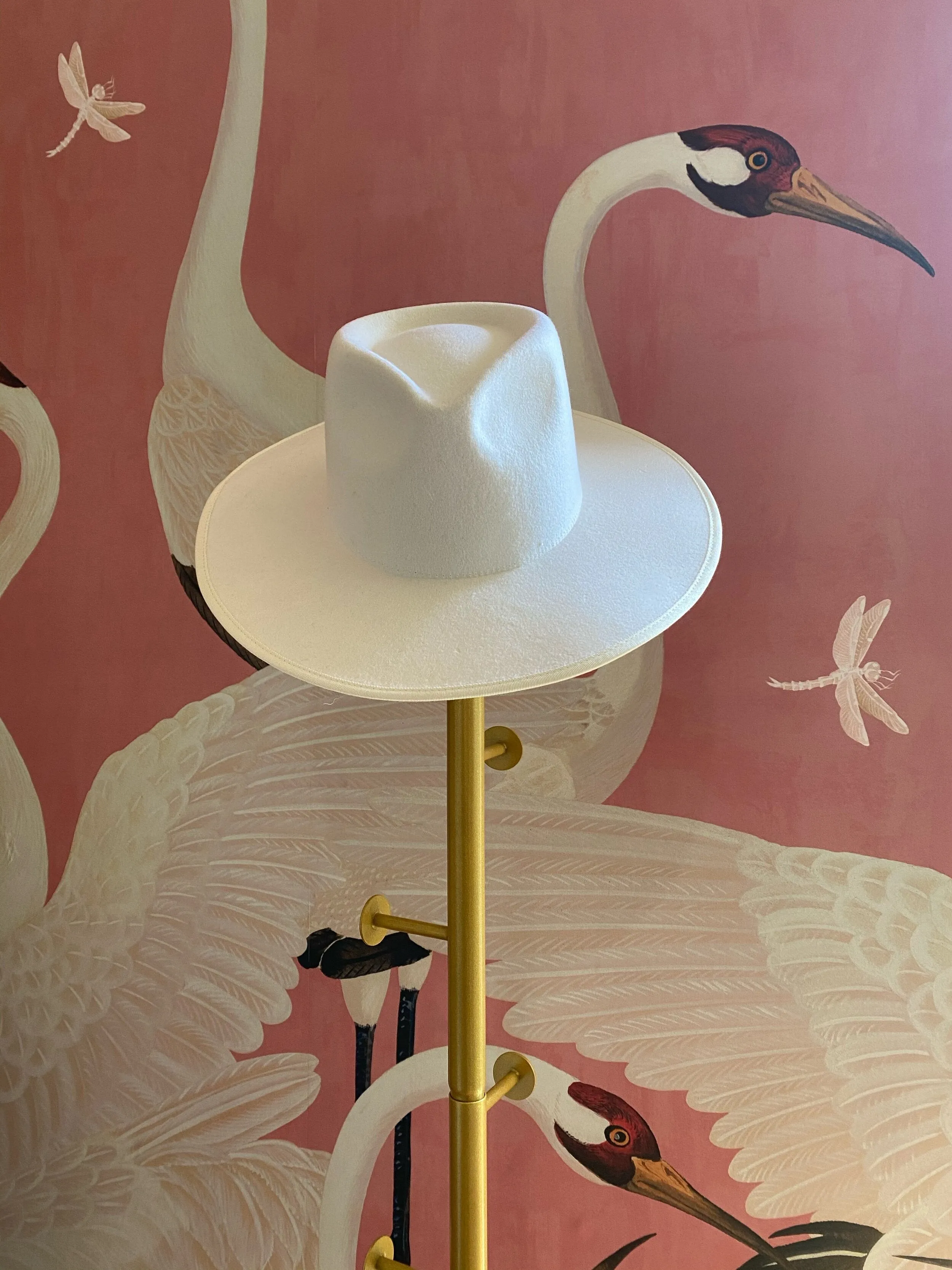 Plain Wide Brimmed Hat