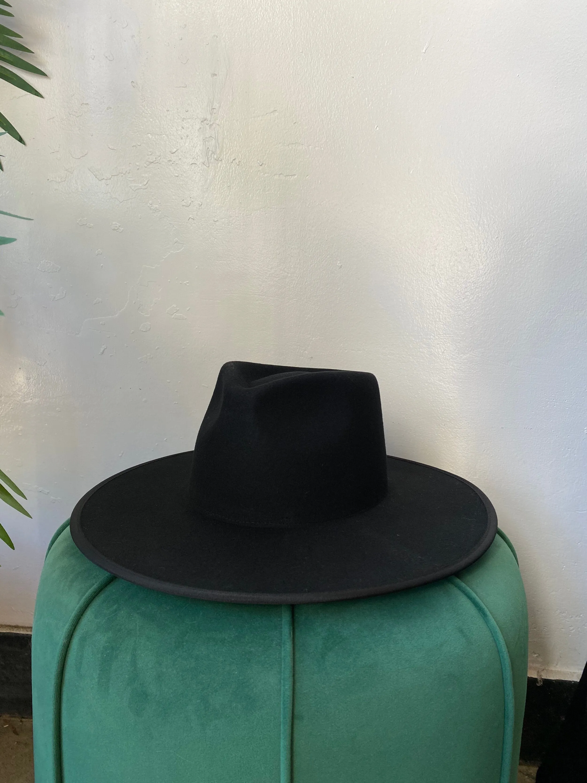 Plain Wide Brimmed Hat