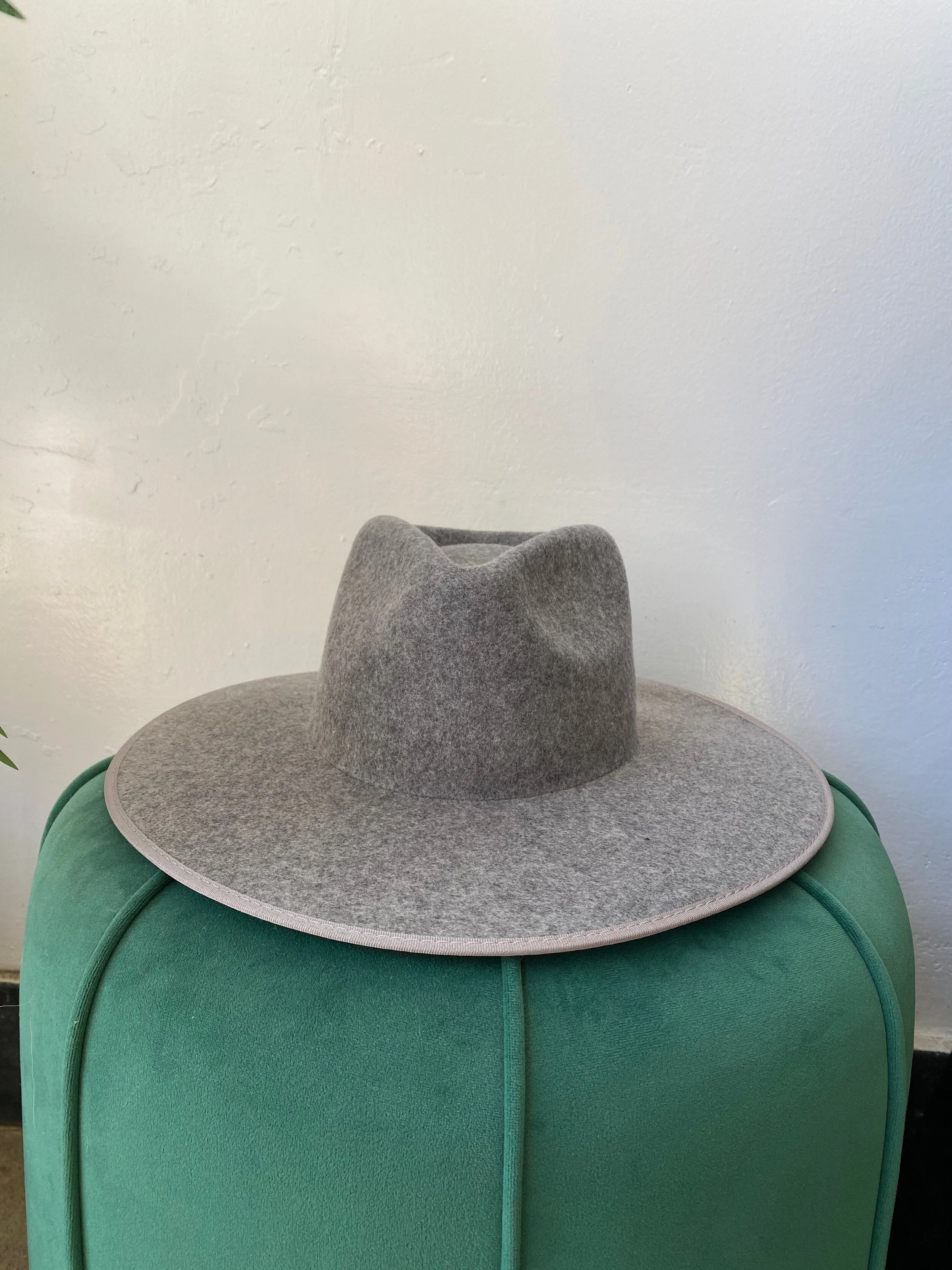 Plain Wide Brimmed Hat