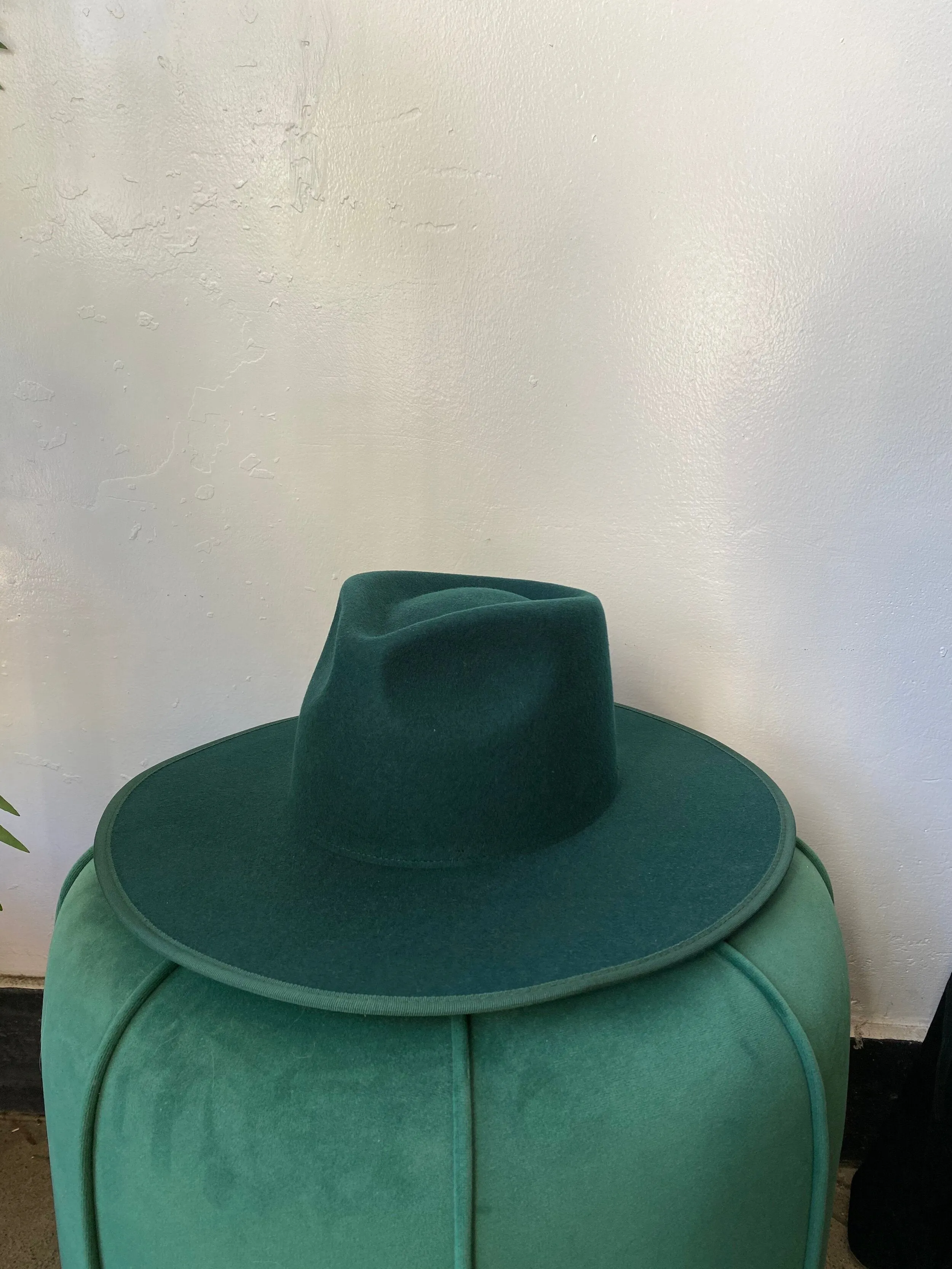 Plain Wide Brimmed Hat