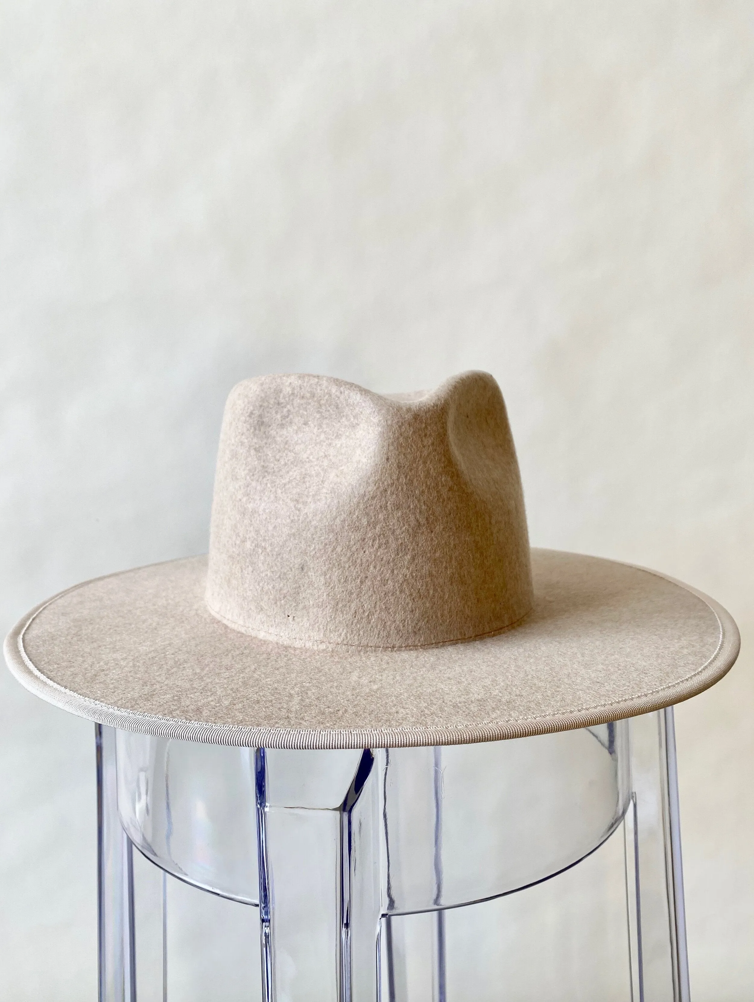 Plain Wide Brimmed Hat