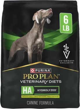 Purina Pro Plan Veterinary Diets HA Hydrolyzed Protein Dog Food Dry Vegetarian Formula - 6 lb. Bag