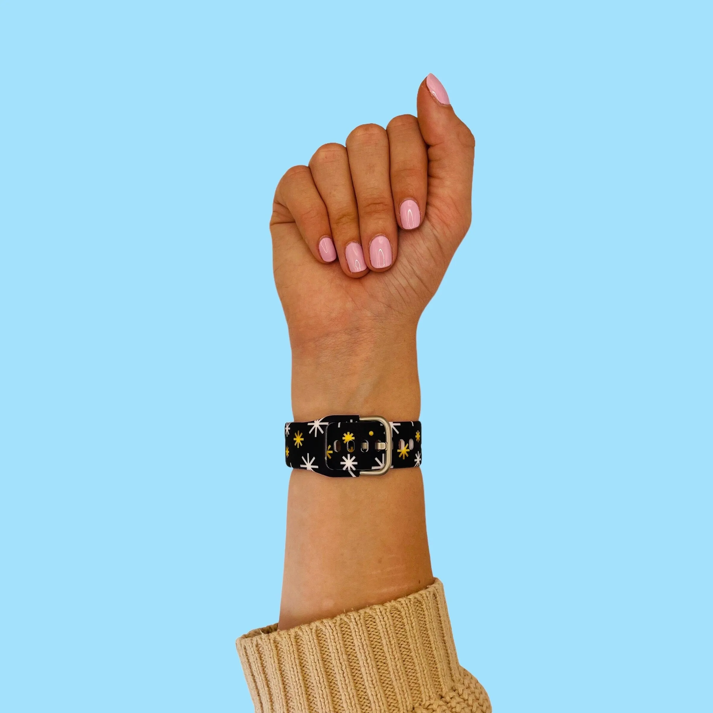 Silicone Pattern Watch Straps compatible with the Fossil Traditional 22mm Range