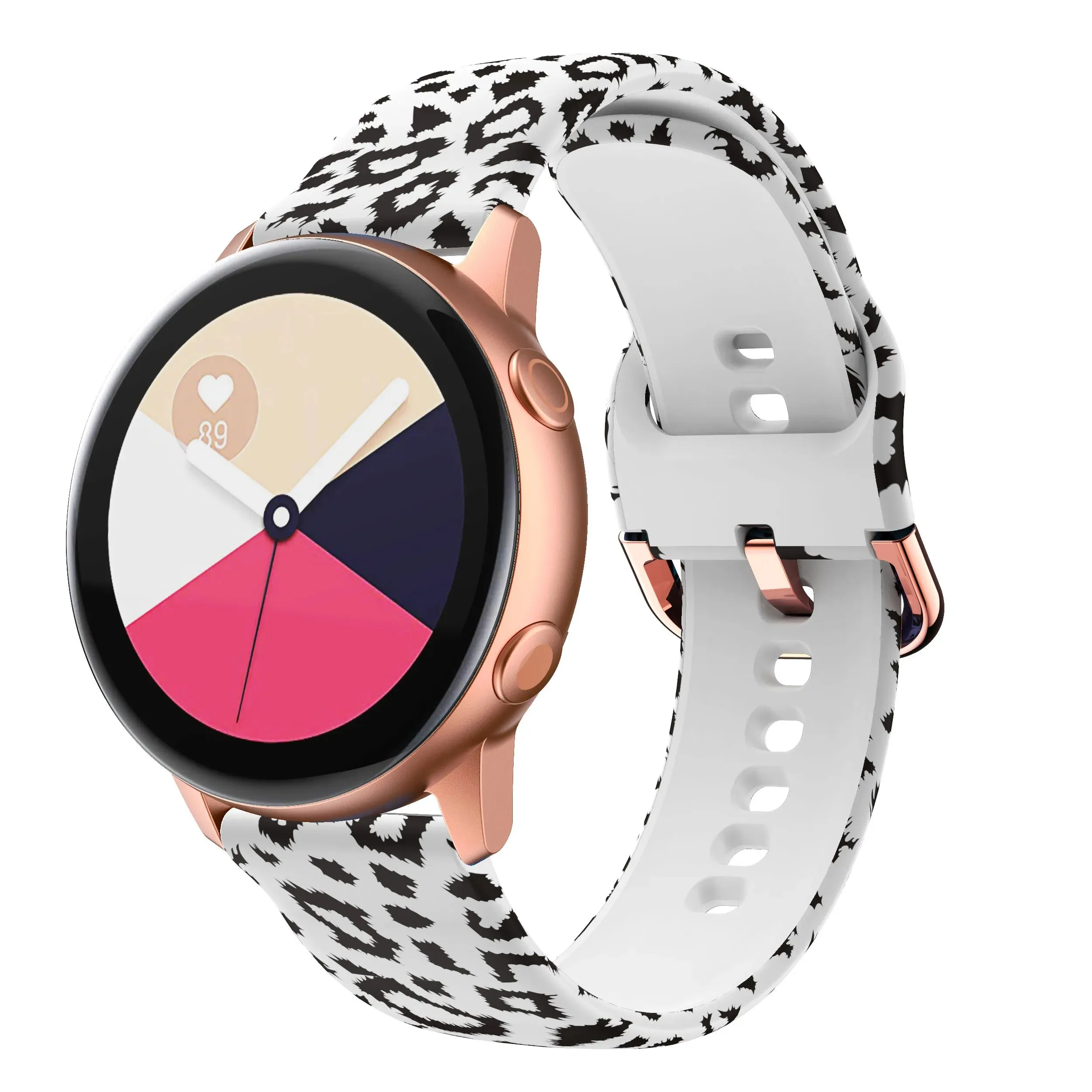 Silicone Pattern Watch Straps compatible with the Fossil Traditional 22mm Range