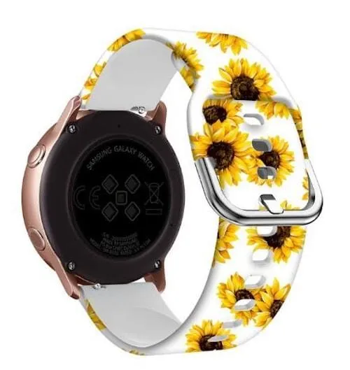 Silicone Pattern Watch Straps compatible with the Fossil Traditional 22mm Range