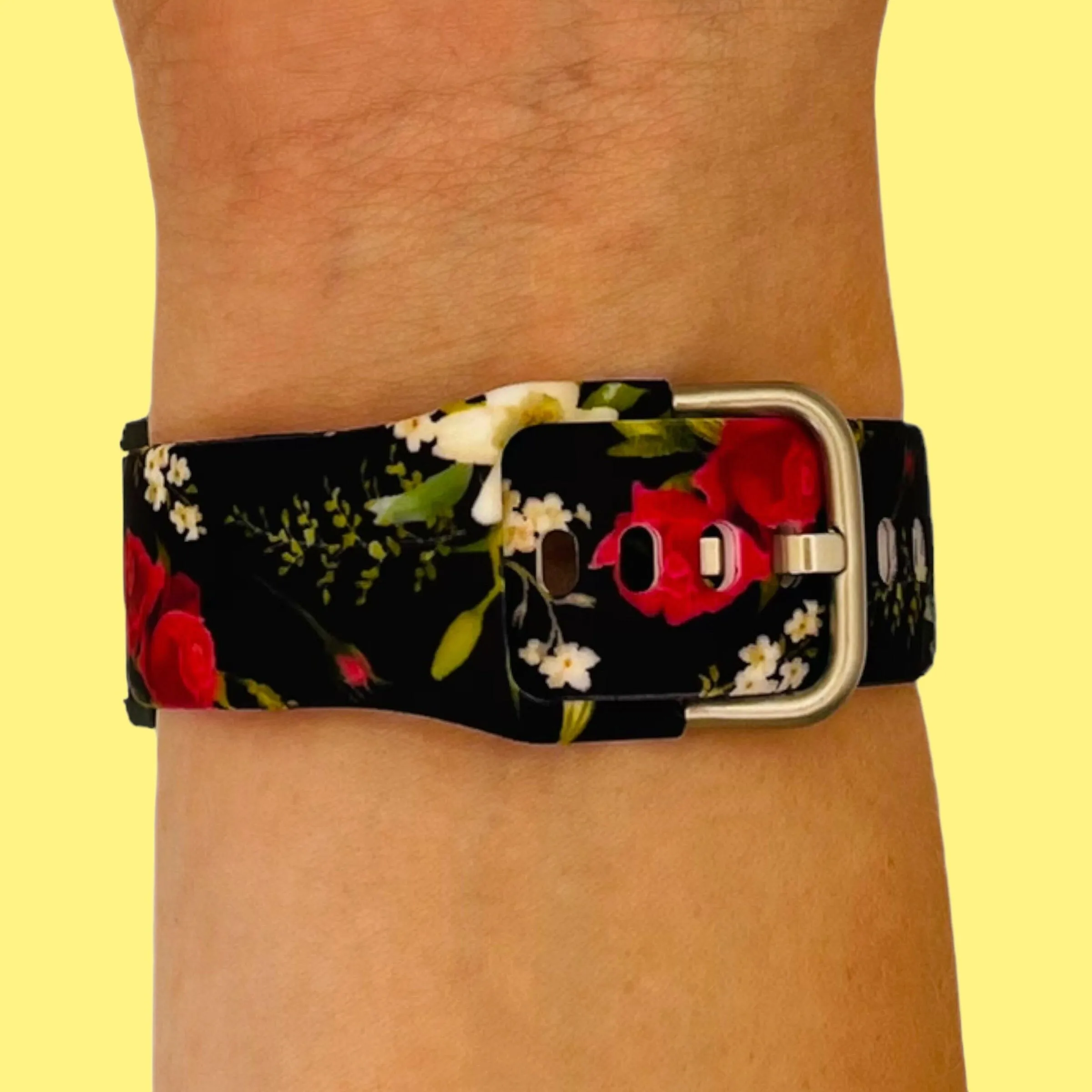 Silicone Pattern Watch Straps compatible with the Fossil Traditional 22mm Range