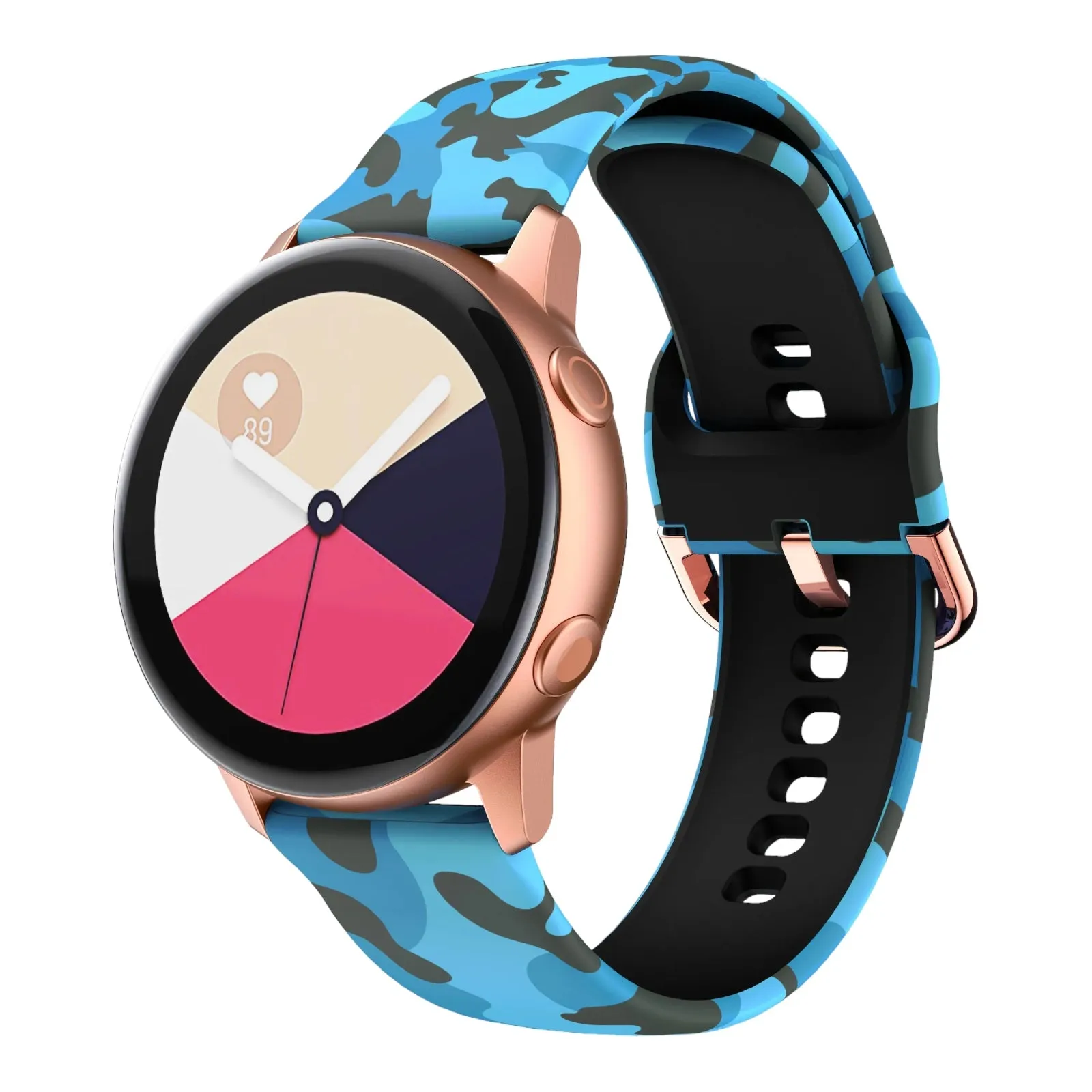 Silicone Pattern Watch Straps compatible with the Fossil Traditional 22mm Range