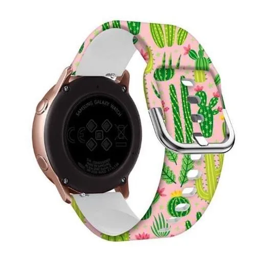 Silicone Pattern Watch Straps compatible with the Fossil Traditional 22mm Range