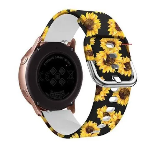 Silicone Pattern Watch Straps compatible with the Fossil Traditional 22mm Range