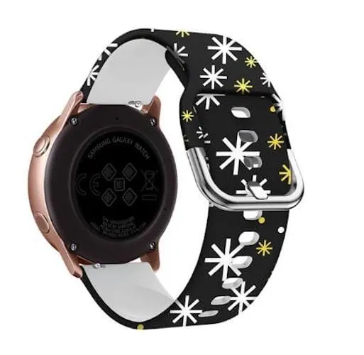 Silicone Pattern Watch Straps compatible with the Fossil Traditional 22mm Range