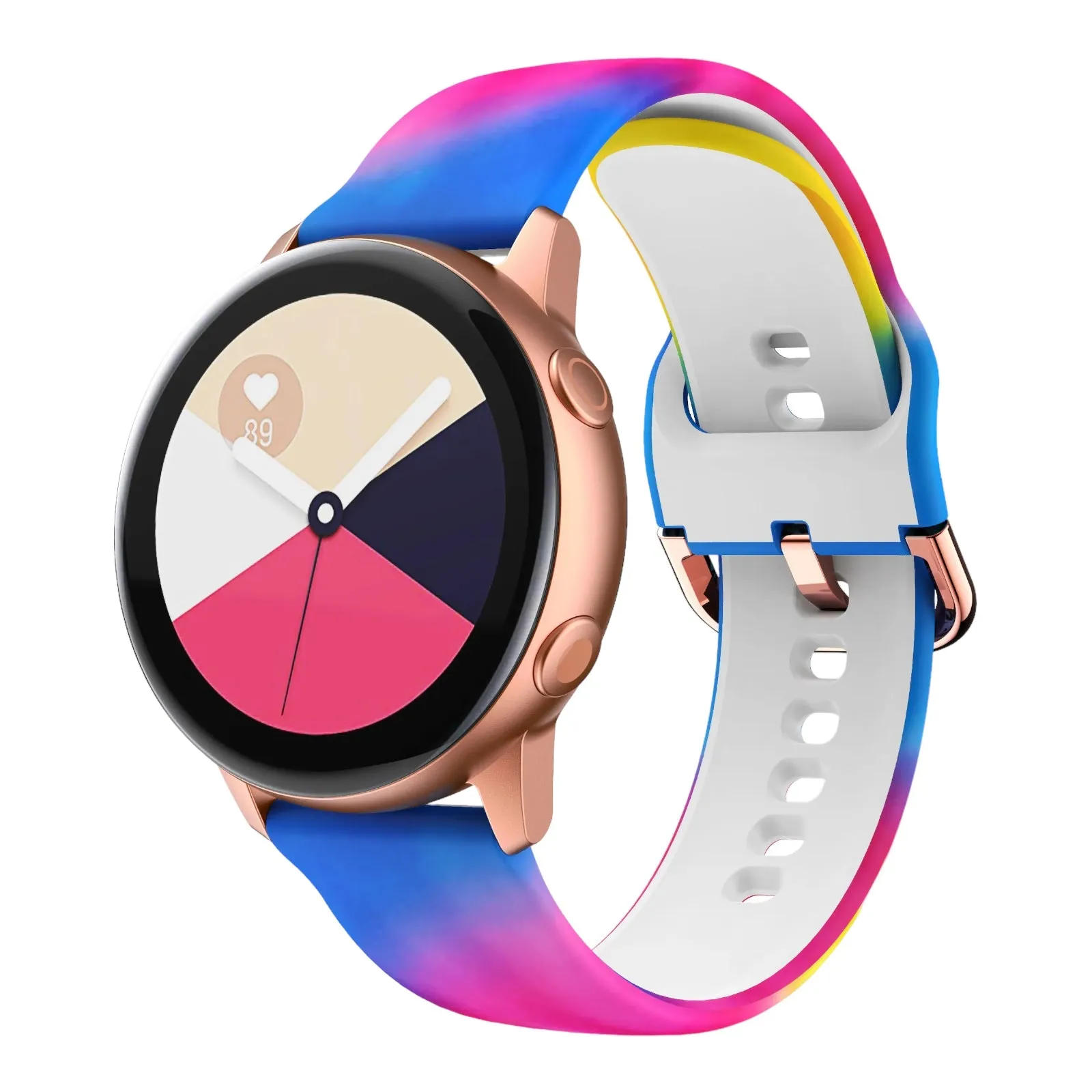 Silicone Pattern Watch Straps compatible with the Fossil Traditional 22mm Range