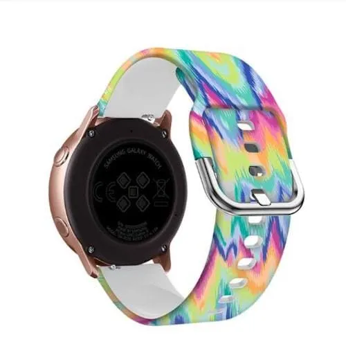 Silicone Pattern Watch Straps compatible with the Fossil Traditional 22mm Range
