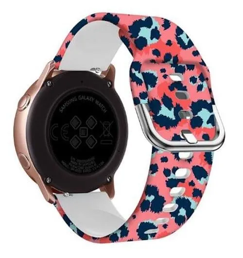 Silicone Pattern Watch Straps compatible with the Fossil Traditional 22mm Range