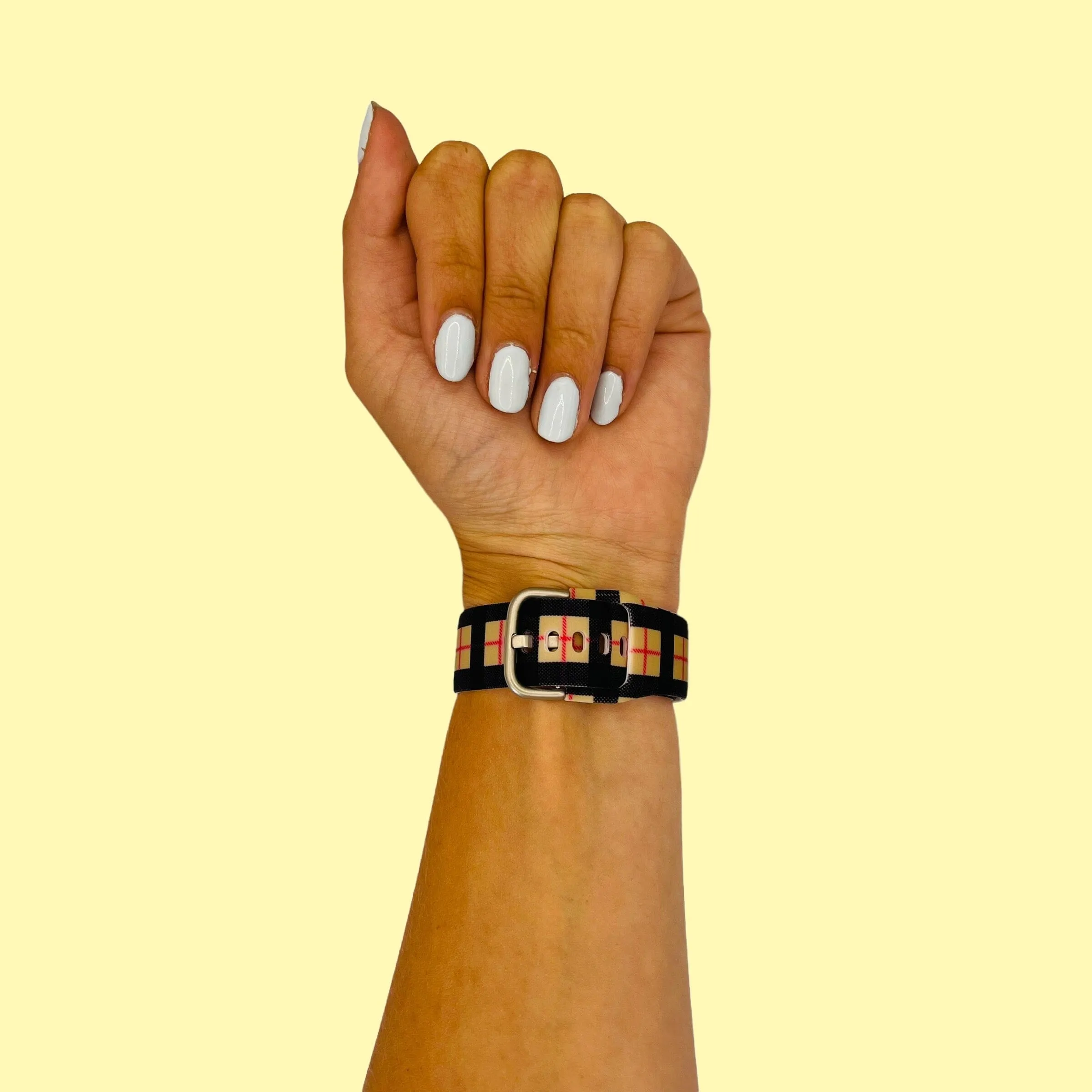 Silicone Pattern Watch Straps compatible with the Fossil Traditional 22mm Range