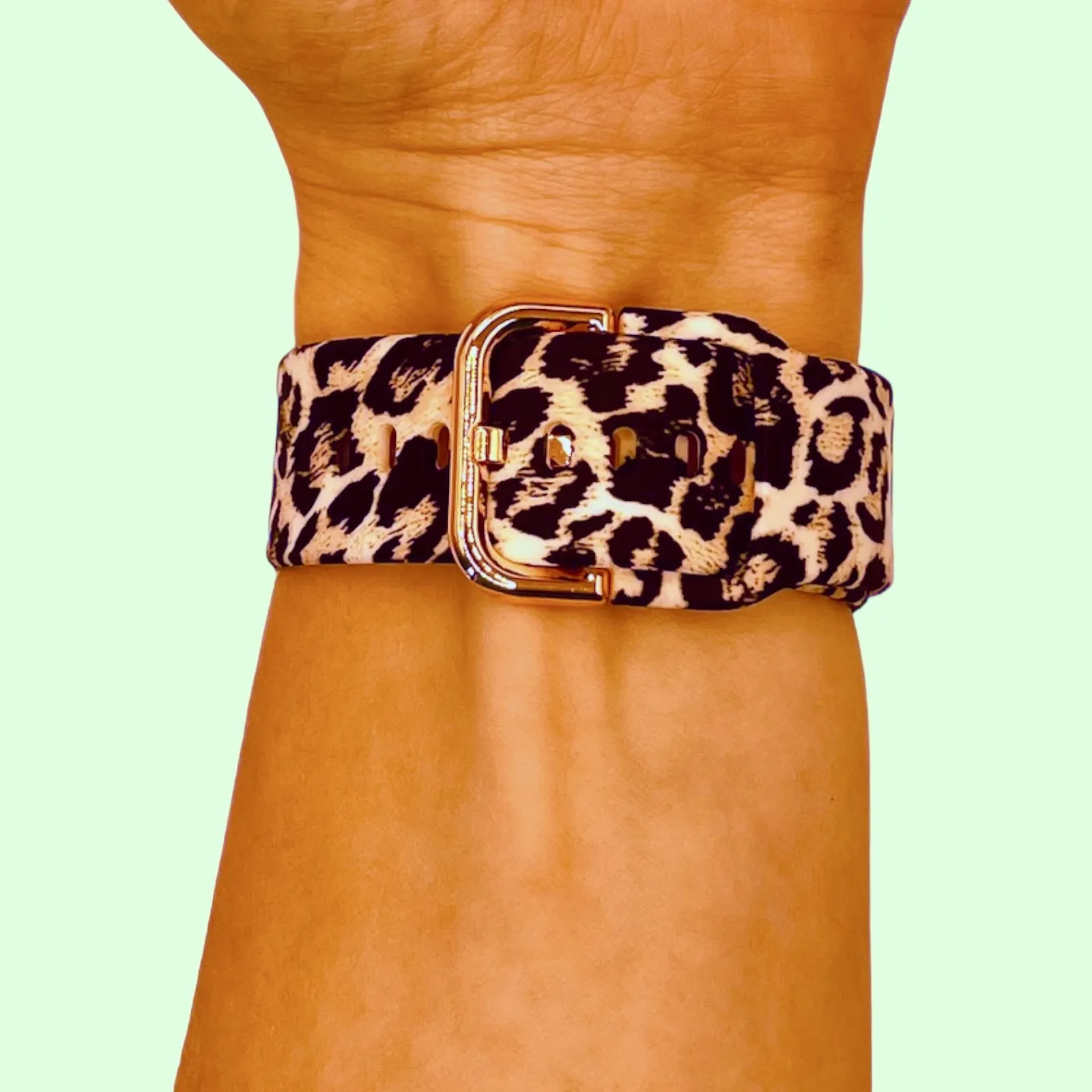 Silicone Pattern Watch Straps compatible with the Fossil Traditional 22mm Range