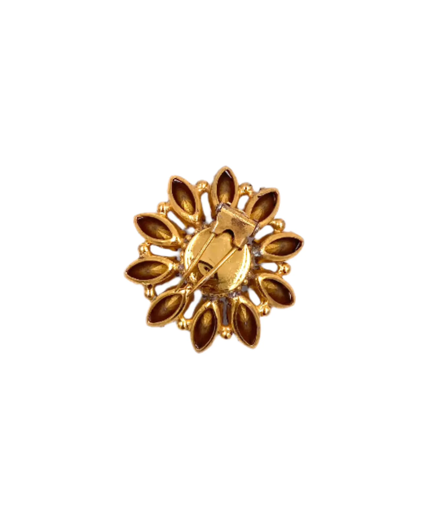 Small Rhinestone Flower Clip/Brooch