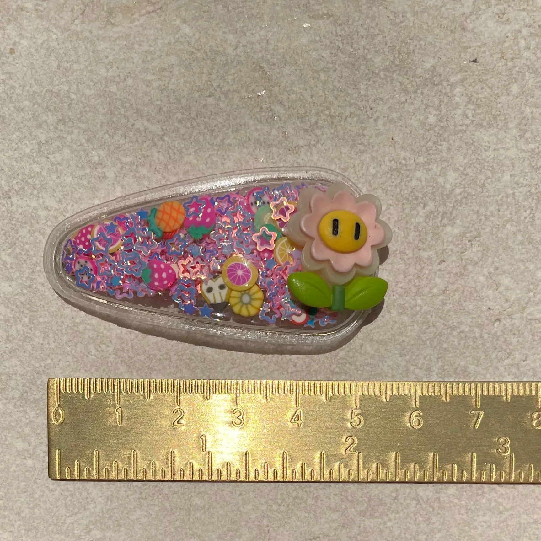 Snap Clip | Confetti Smile Flower