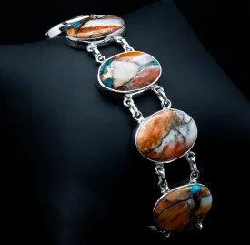 Sterling Silver Spiny Oyster Bracelet