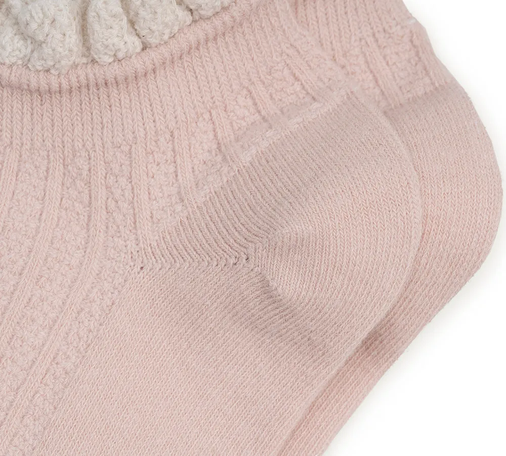 TARRAMARRA® 100% Cotton Ruffle Shallow Mouth Socks One Pair