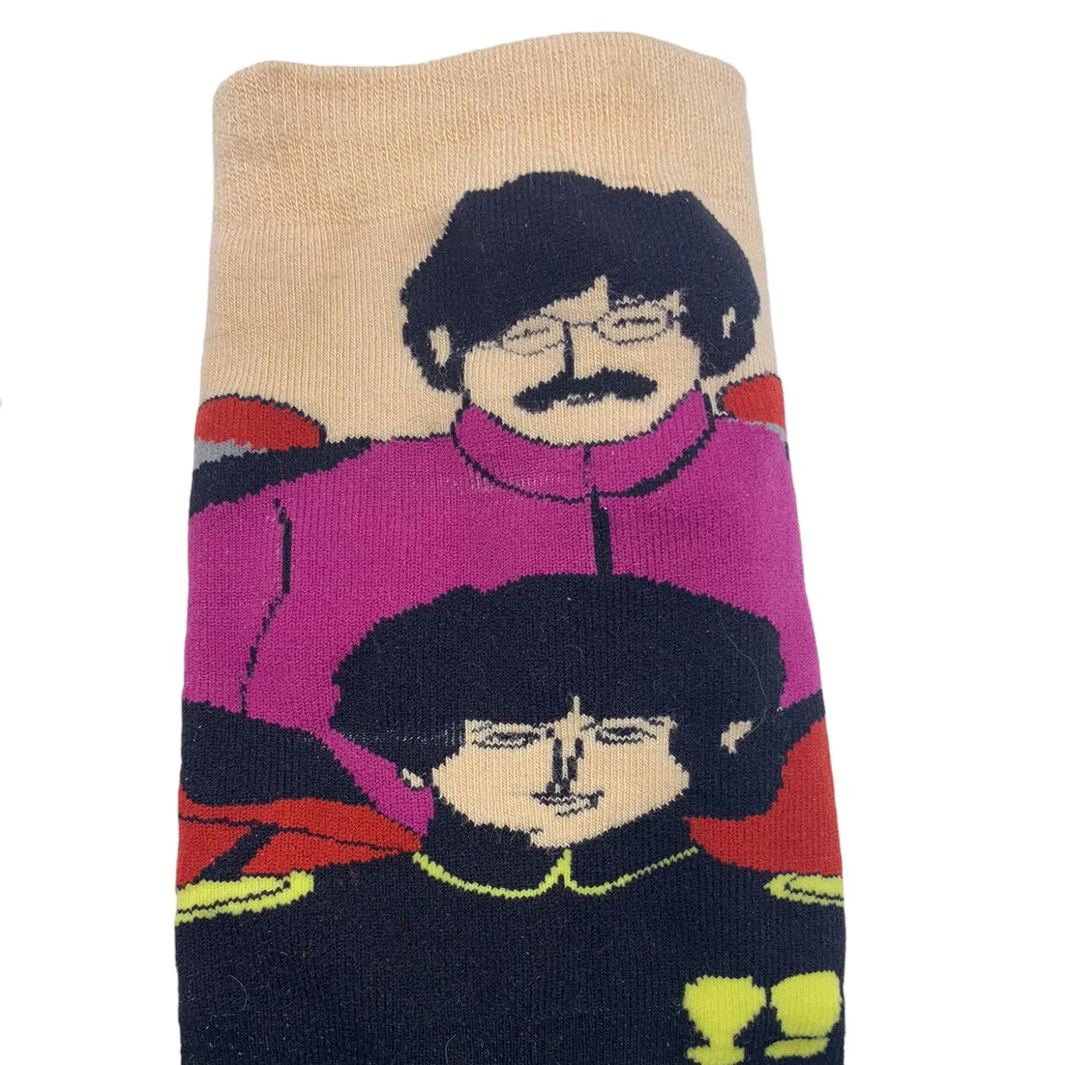 The Beatles Yellow Submarine Faces Socks