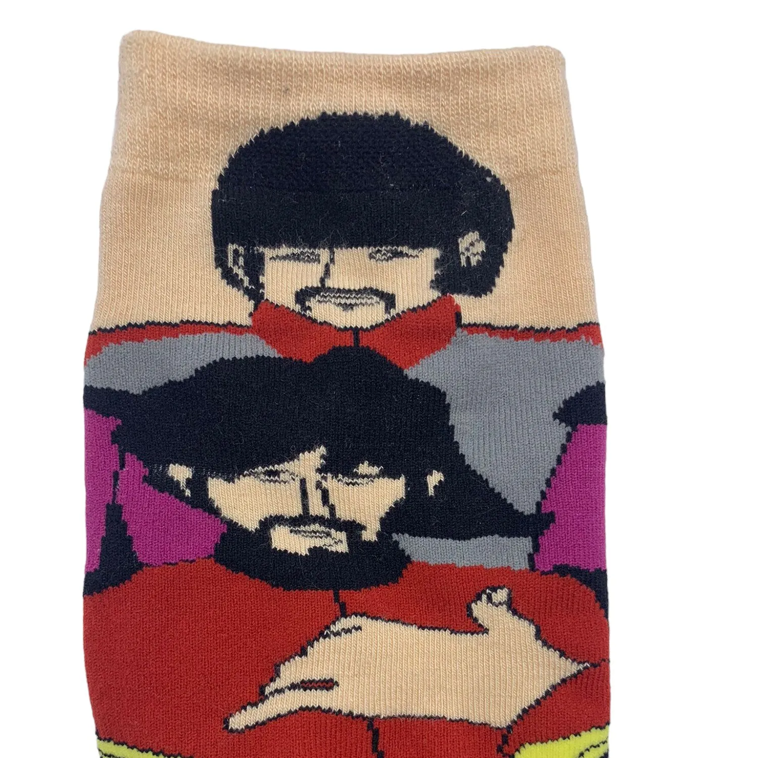 The Beatles Yellow Submarine Faces Socks