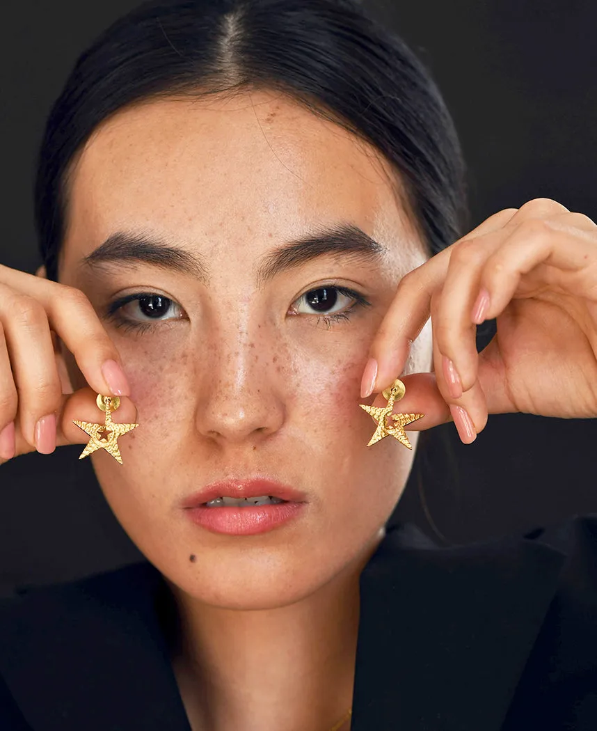 Tinted Star Studs