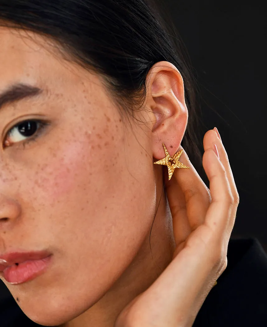 Tinted Star Studs