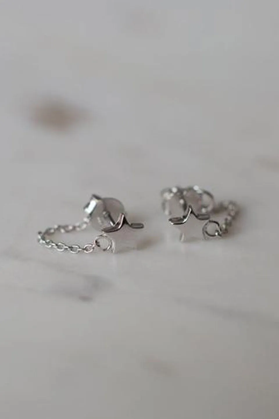 Twinkle Chain Stud EOL Earrings